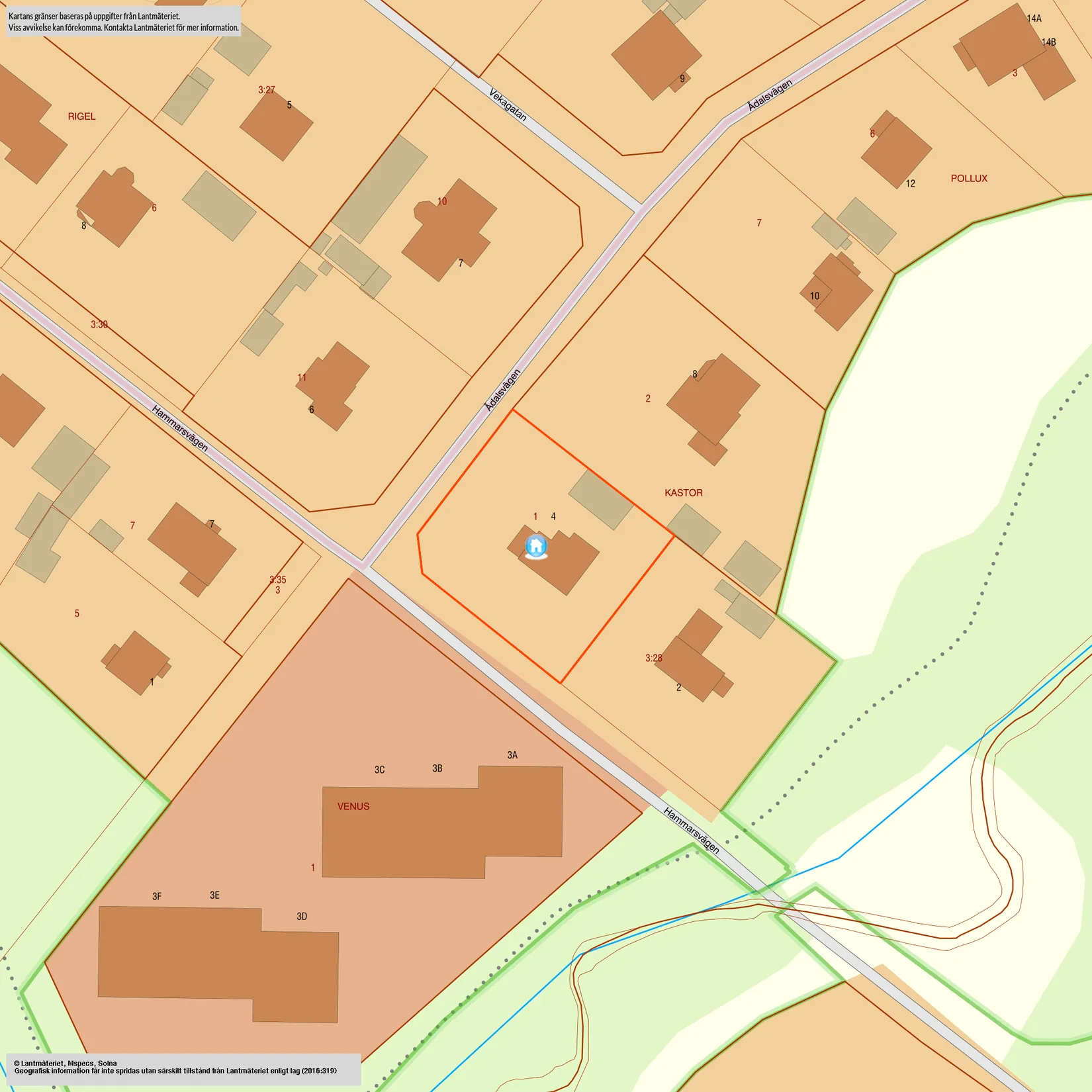 Villa, Hammarsvägen 4, Centrum, Hjo