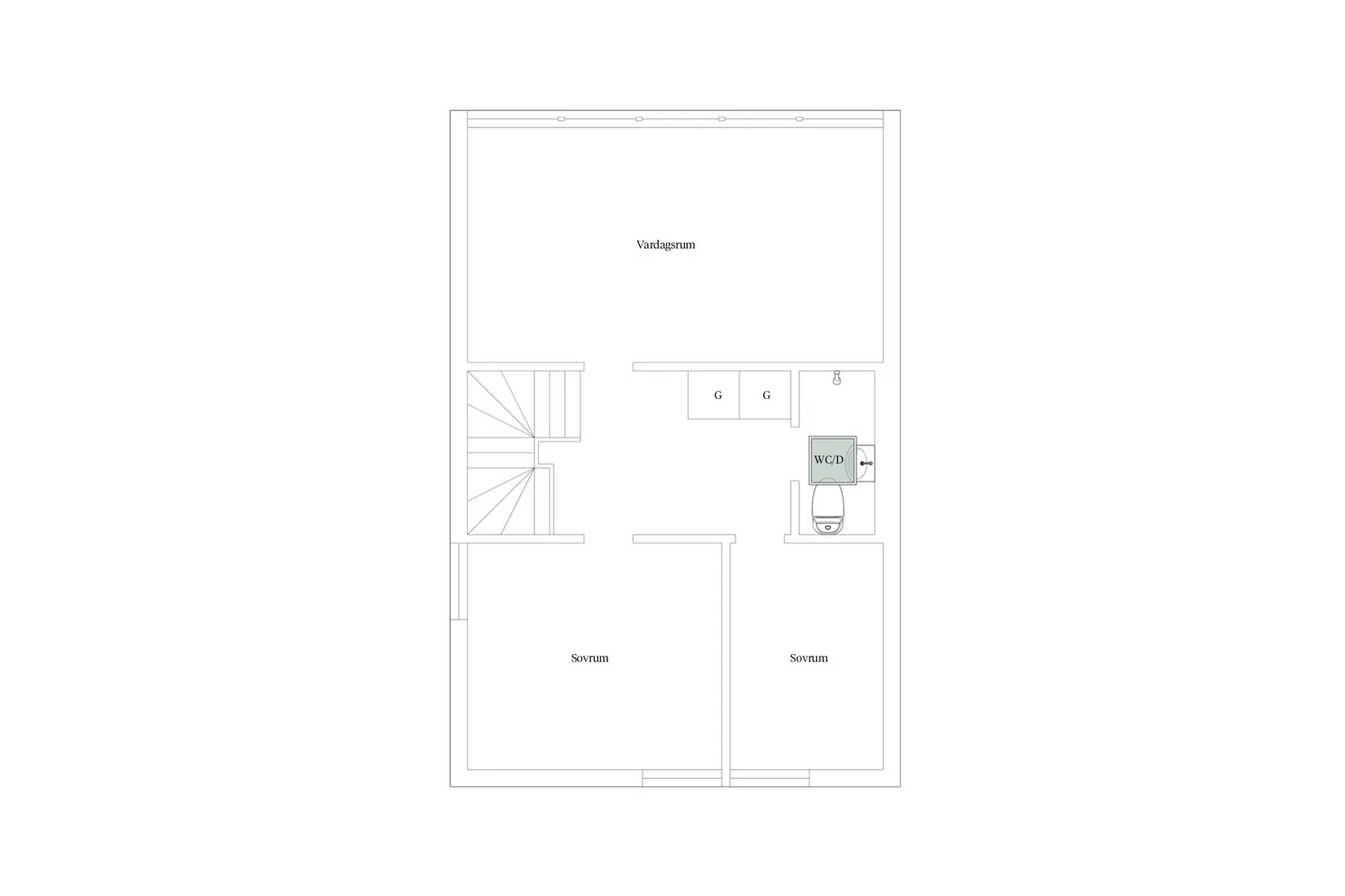 Villa, Radhus, Backgårdsgatan 1, Trandared, Borås