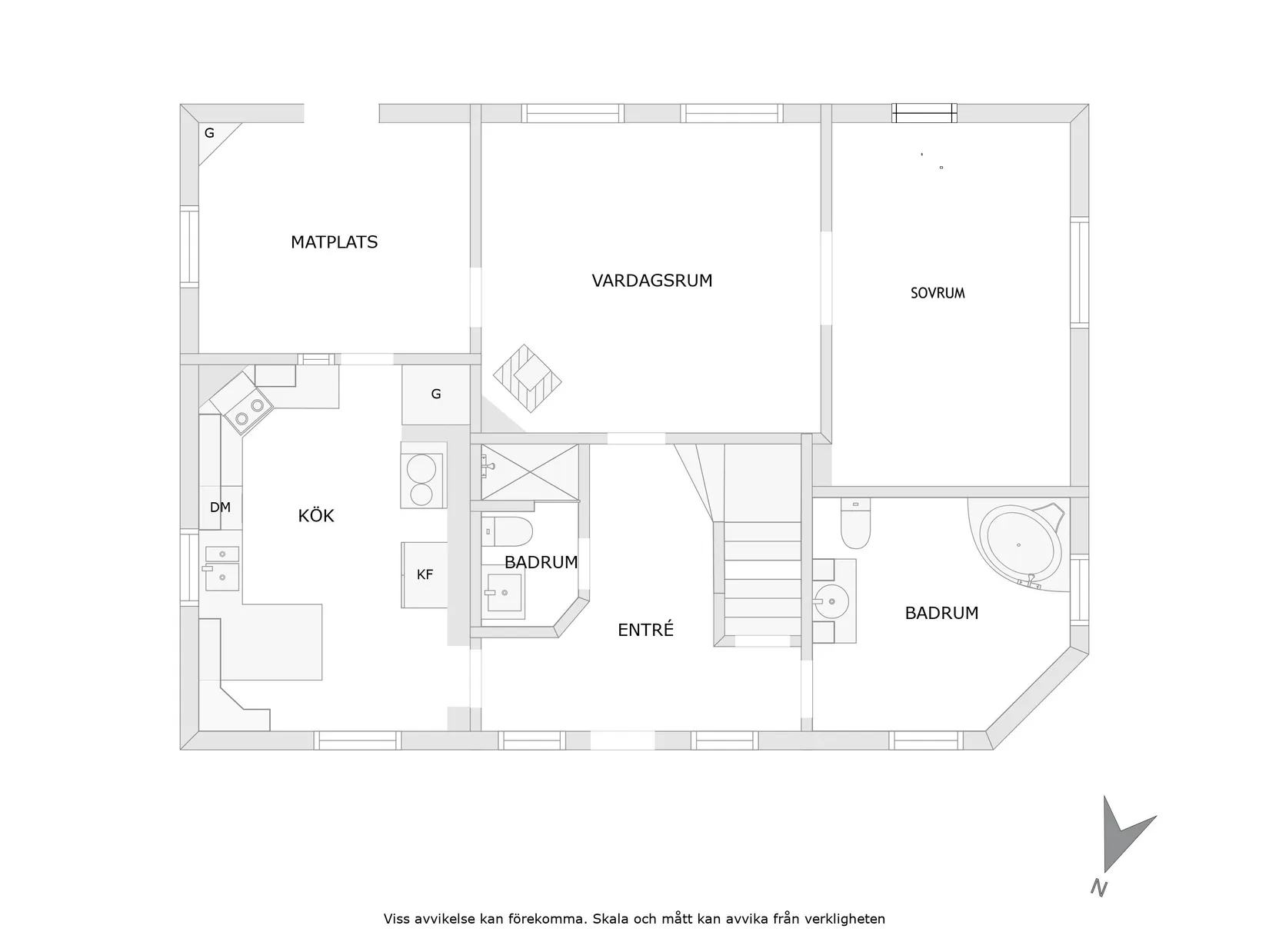 Villa, Våbäcksvägen 4, Gustafs, Säter