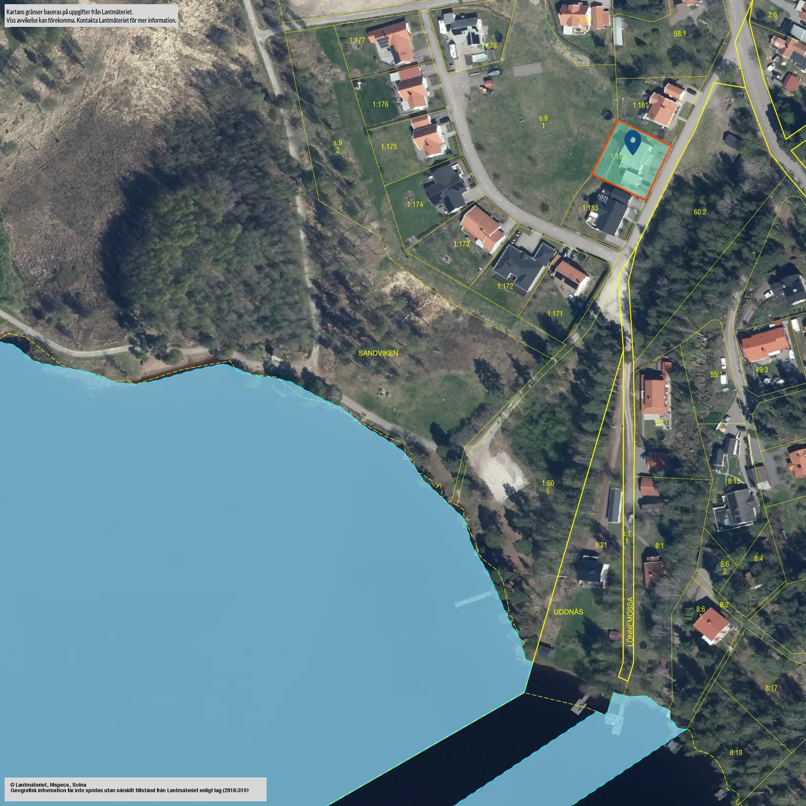 Villa, Sandlandsstigen 6, Sandlandet, Falun