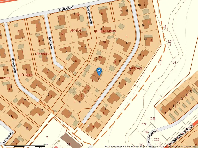 Villa, Kryddgatan 13, Backa, Ystad