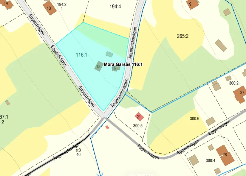Fritidshus, Ängebacksvägen 16, 18, Garsås, Mora