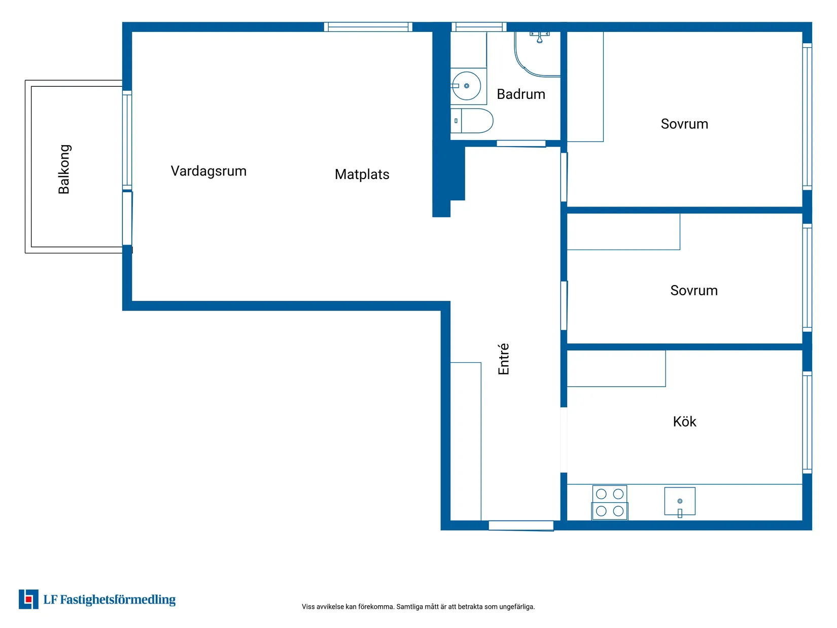 Bostadsrätt, Åkersviksgatan 12, Sundsvall centrum, Sundsvall