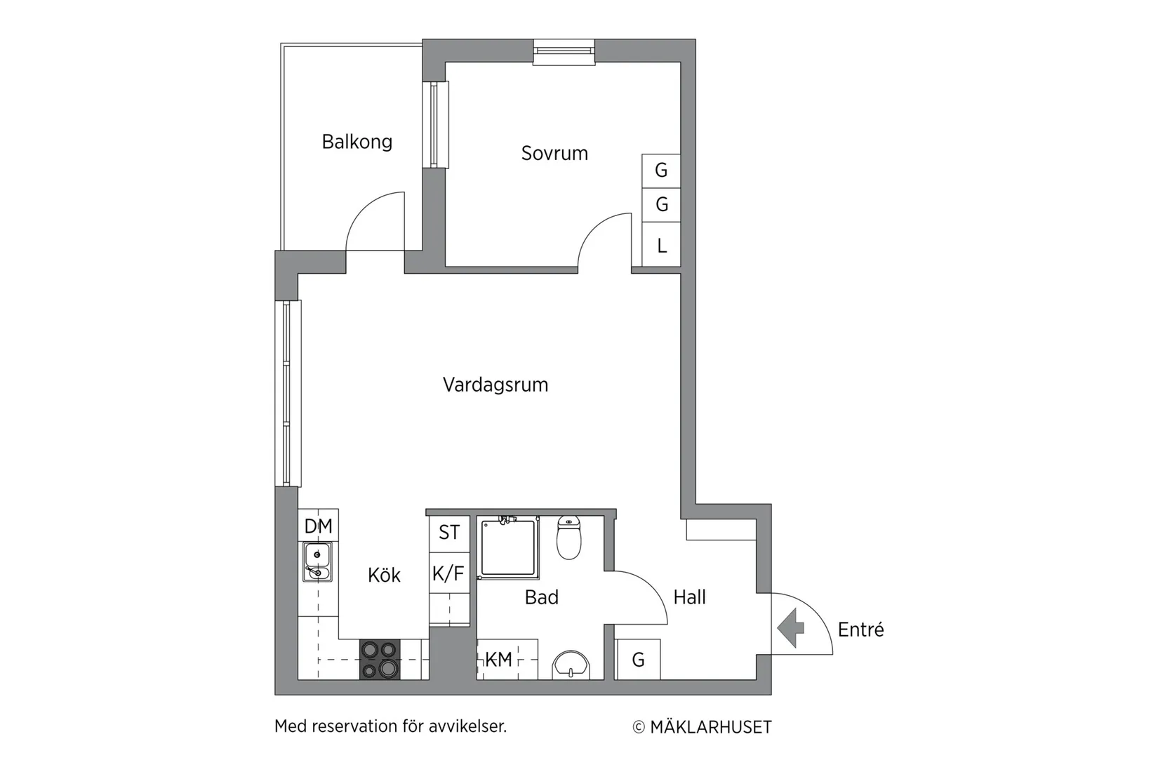 Bostadsrätt, Gjutartorget 2, 5 tr, Kungsängens centrum, Upplands-Bro