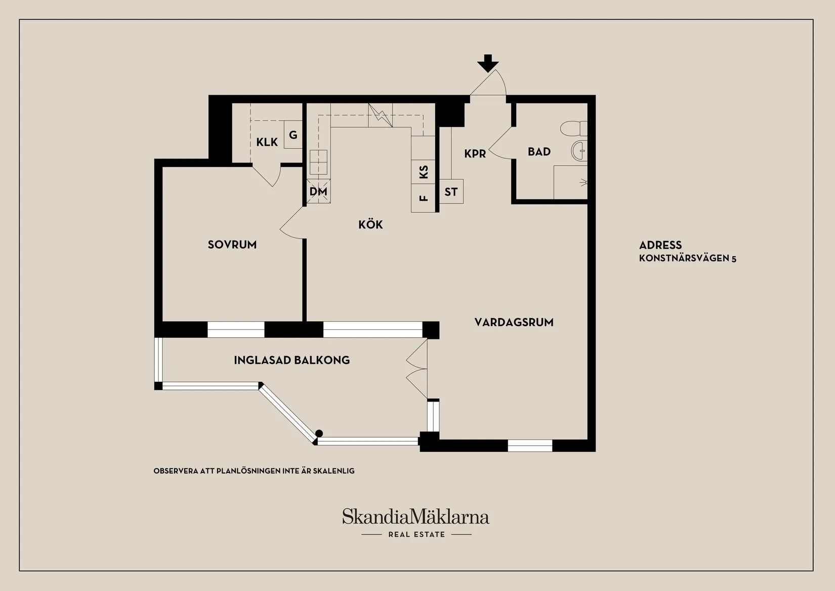 Bostadsrätt, Konstnärsvägen 5, Västerås