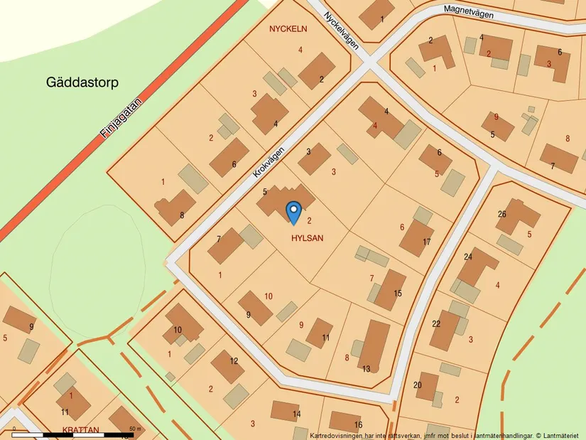 Villa, Krokvägen 5, Gäddastorp, Hässleholm