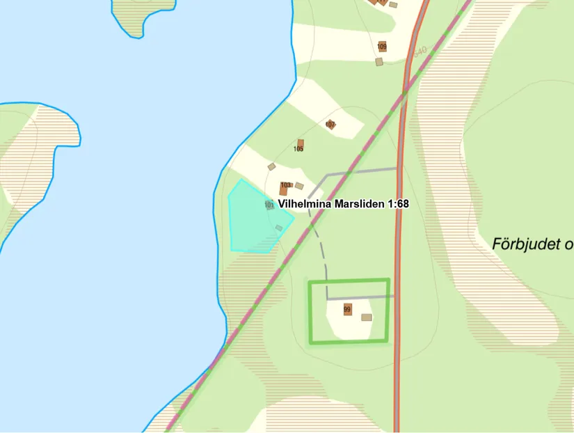 Fritidshus, Marsliden 101, Marsliden, Vilhelmina