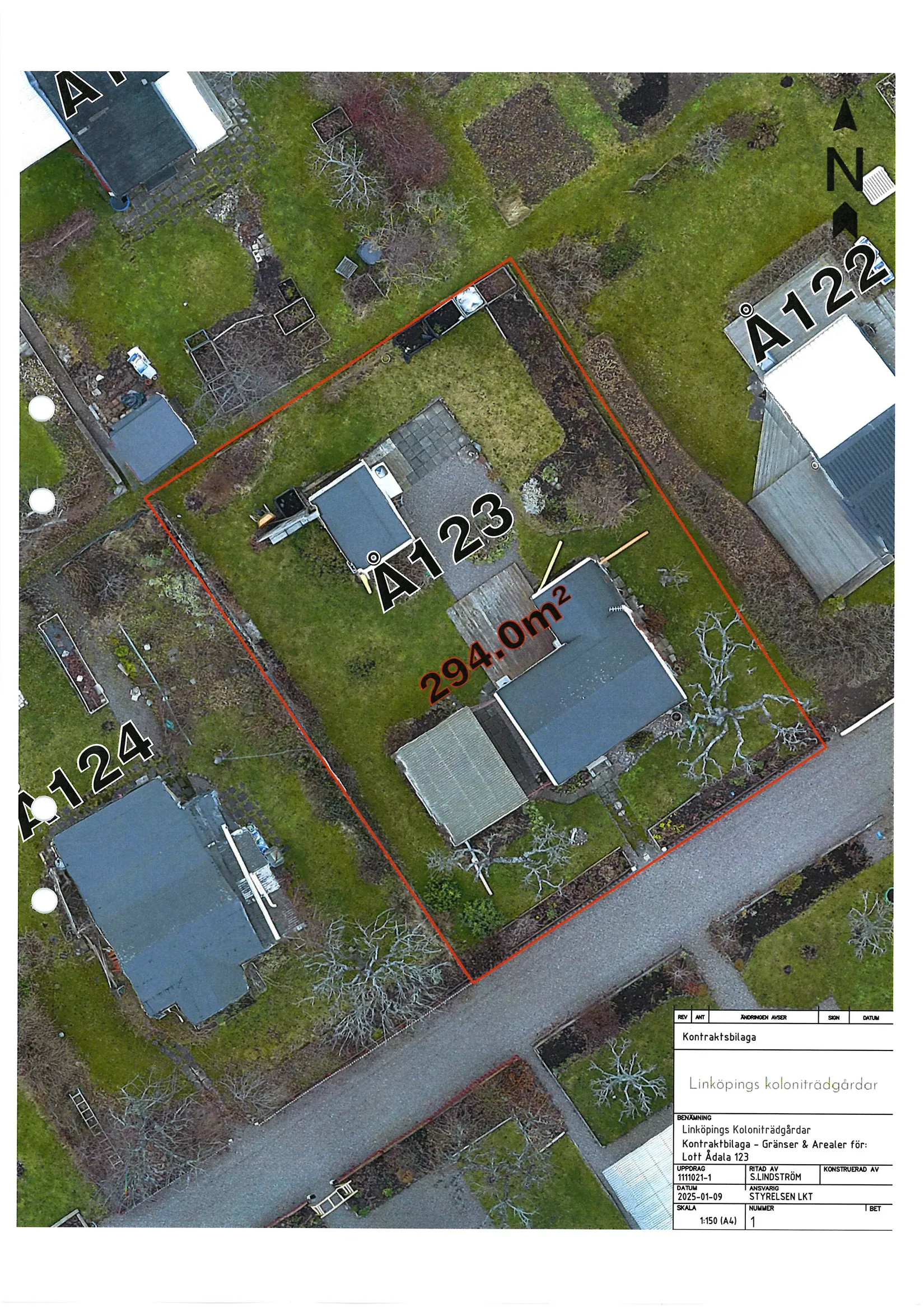 Fritidshus, Ådala Koloniområde nr. 123 (Rosenvägen 123), Johannelund, Linköping