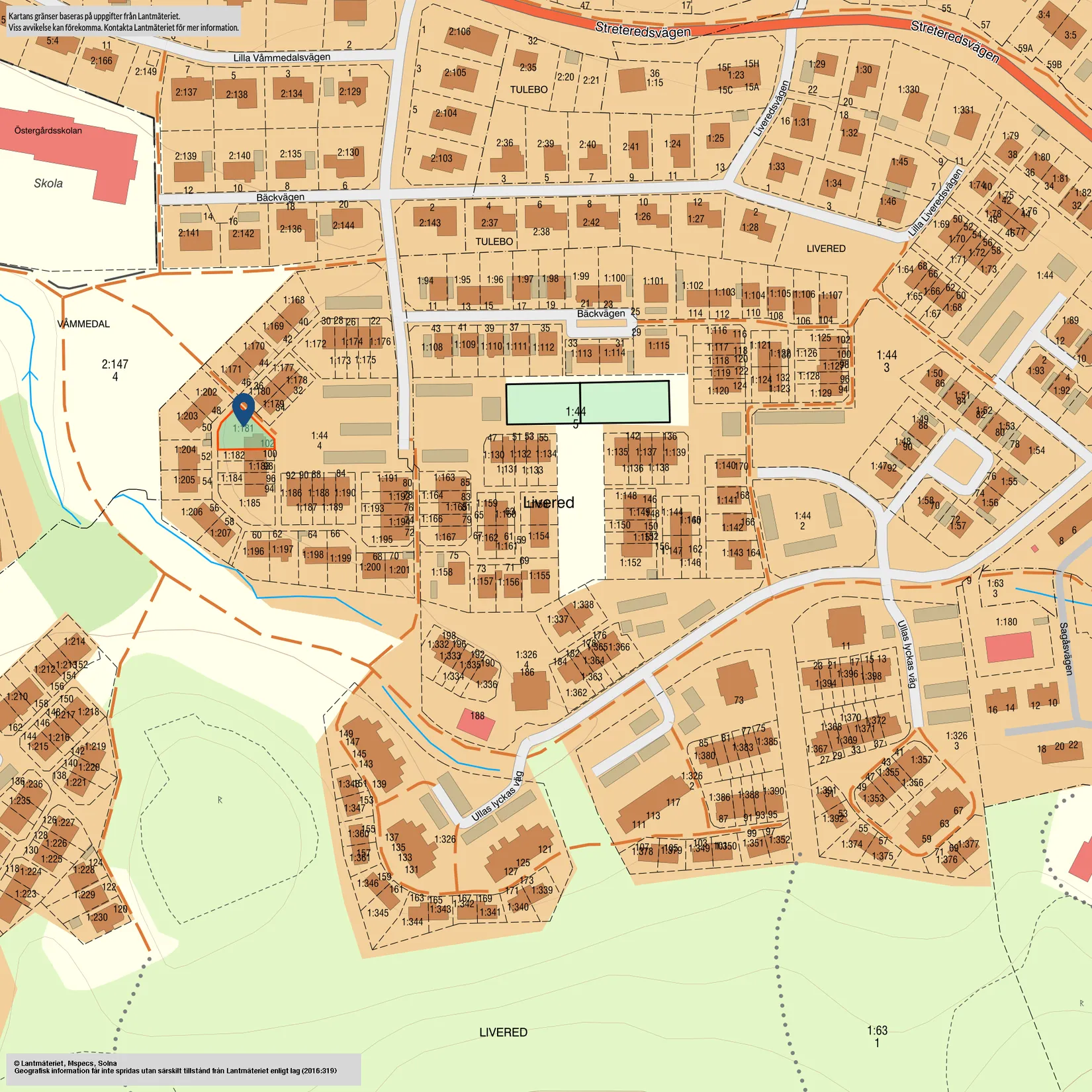 Radhus, Bäckvägen 102, Mölndal