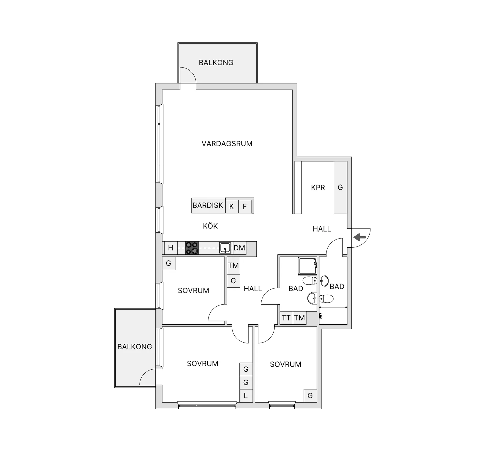 Bostadsrätt, Gulsparvvägen 26D, Brittsbo, Östersund