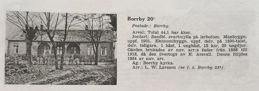 Villa, Larsgården / Räckavägen 21, Borrby, Simrishamn