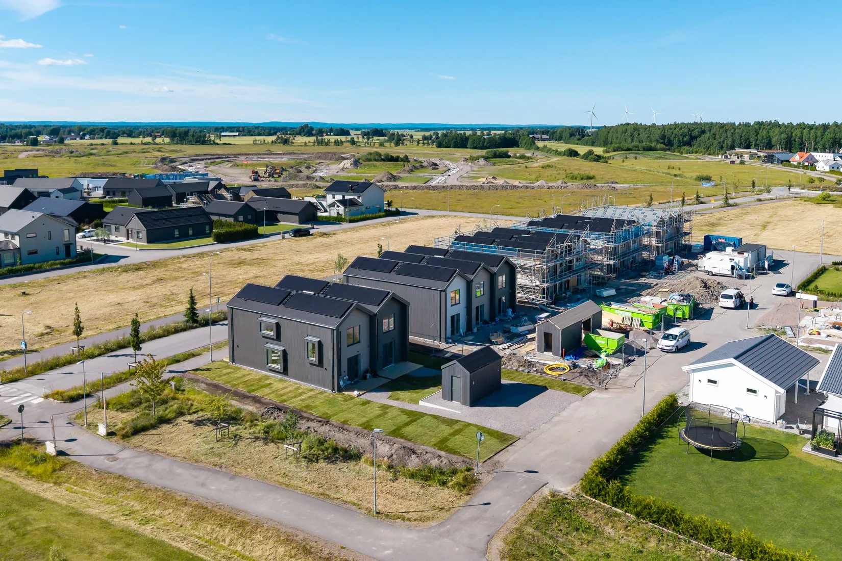 Radhus, Klövergatan, Gröna Sörby, Kumla