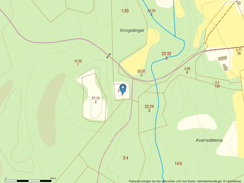 Gård/Skog, efter Skärbäcksvägen, Rättvik