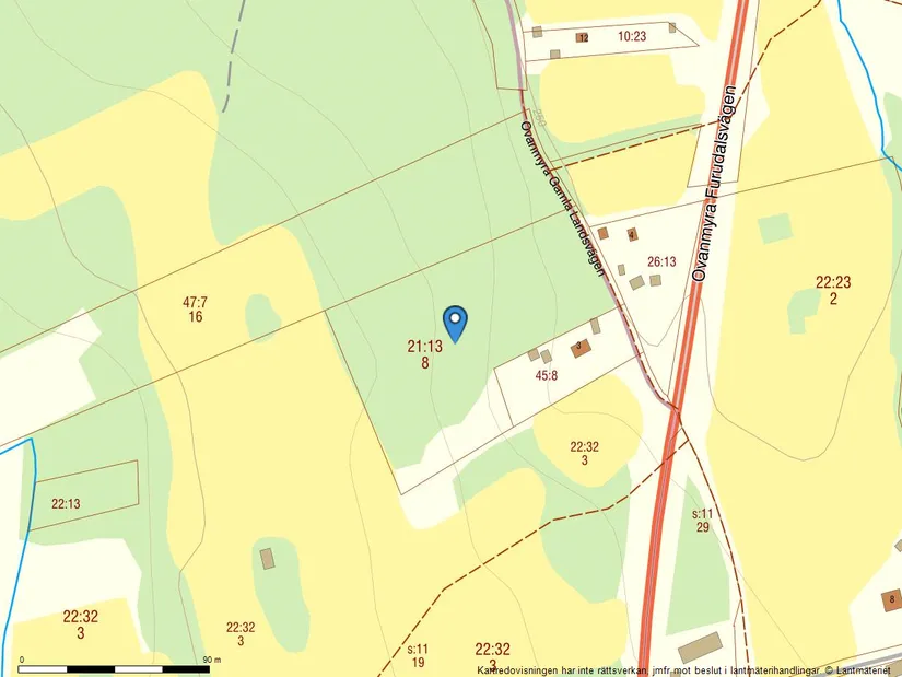 Gård/Skog, efter Skärbäcksvägen, Rättvik
