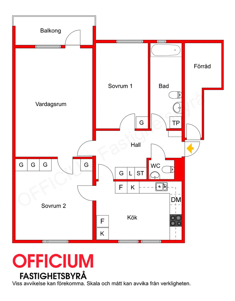 Bostadsrätt, Rågvägen 14, 5tr, Norsborg - Hallunda, Botkyrka