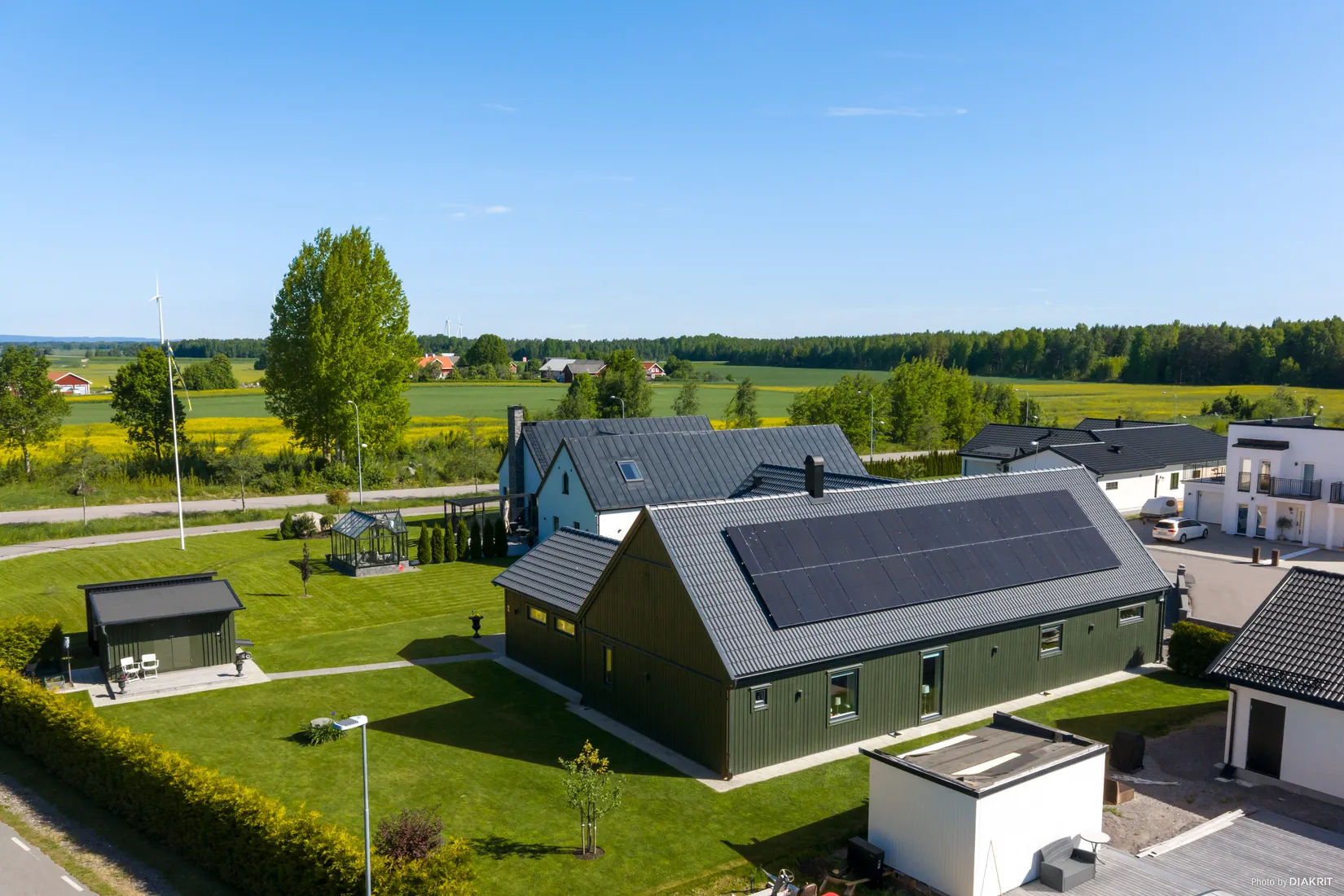 Villa, Knekt Eklöfs gata 4, Ryttartorpet, Kumla