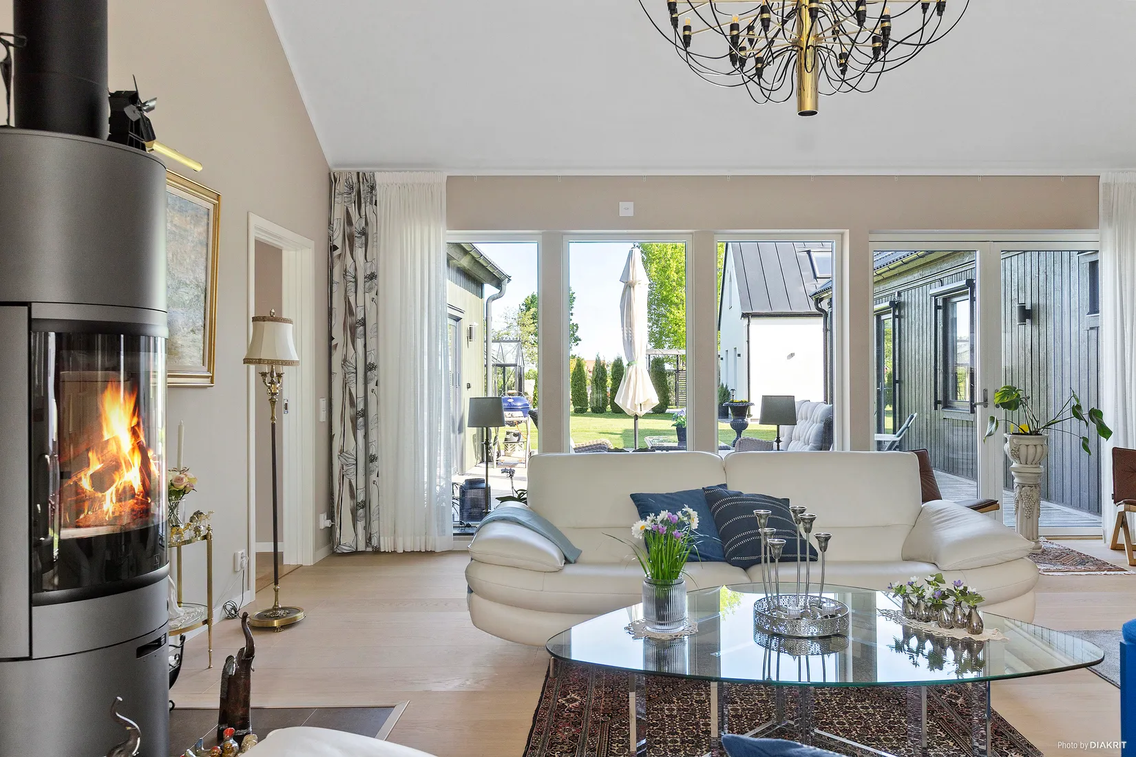 Villa, Knekt Eklöfs gata 4, Ryttartorpet, Kumla
