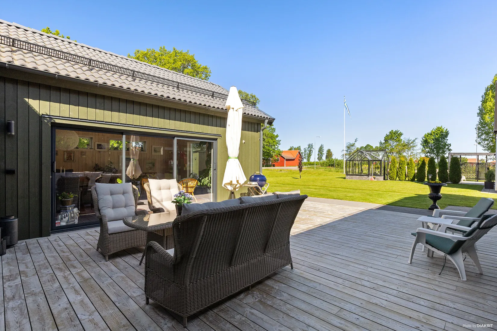 Villa, Knekt Eklöfs gata 4, Ryttartorpet, Kumla
