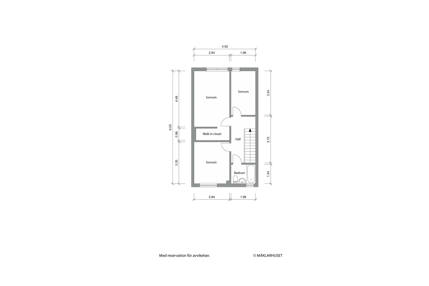 Radhus, Byalagsgatan 4f, Nya Hjärsta, Örebro
