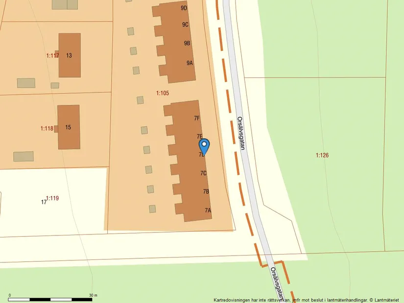 Bostadsrätt, Orsälvsgatan 7D, Noret, Mora