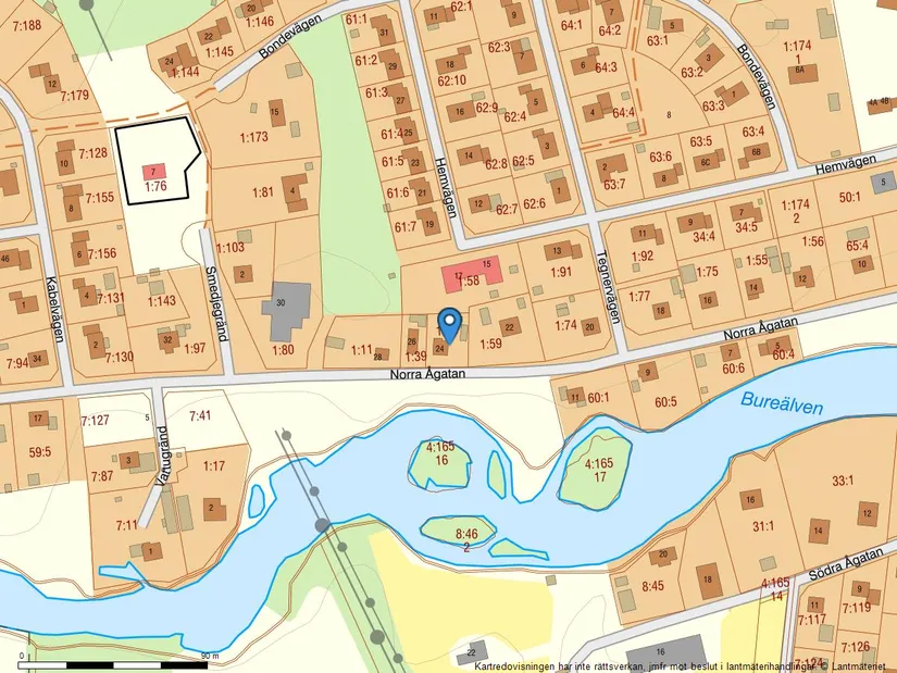 Villa, Norra Ågatan 24, Bureå, Skellefteå