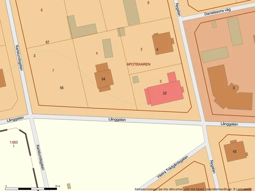 Villa, Långgatan 54, Centrala Kil, Kil