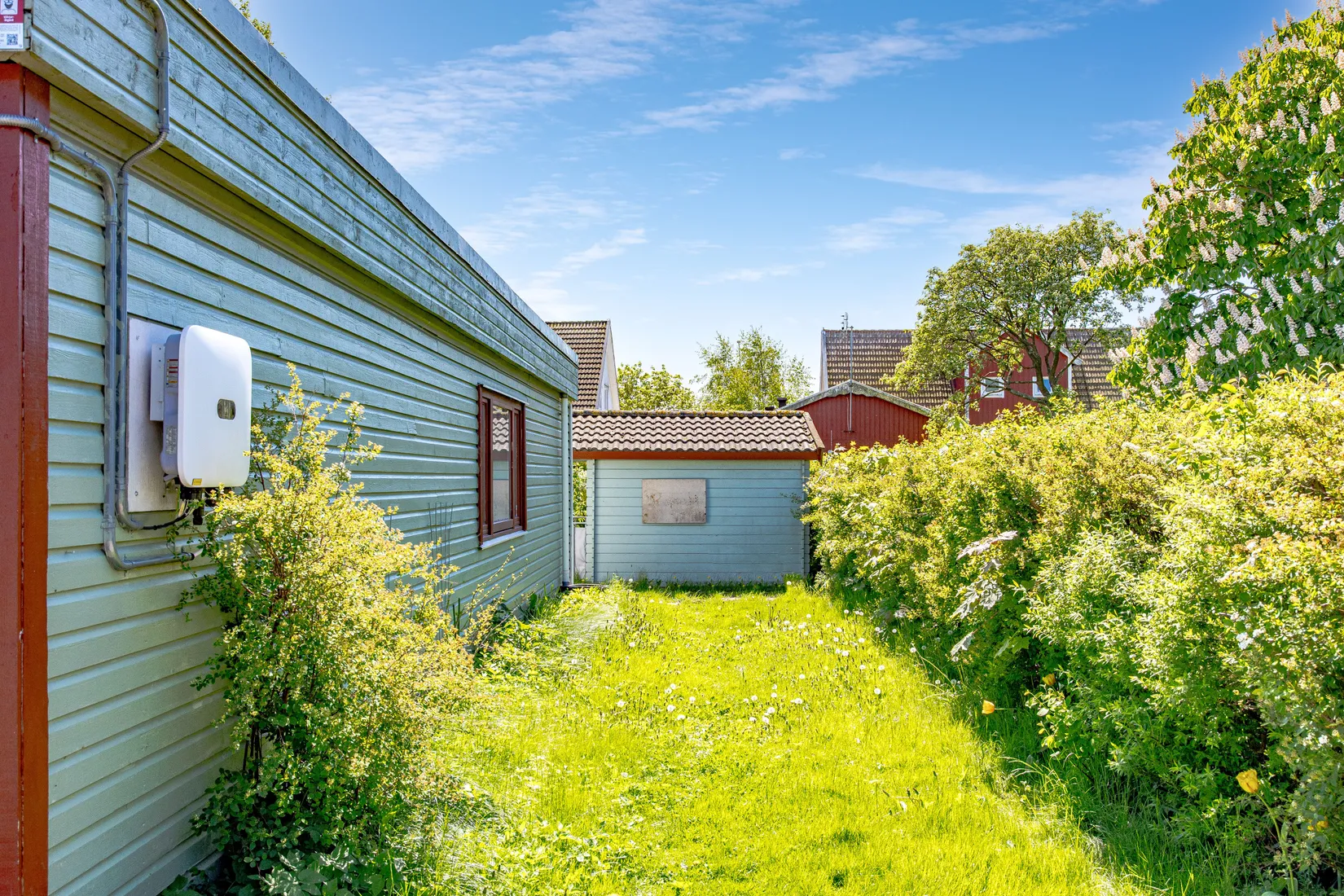 Villa, Radhus, Väktaregatan 36D, Västra Gärdet, Falkenberg