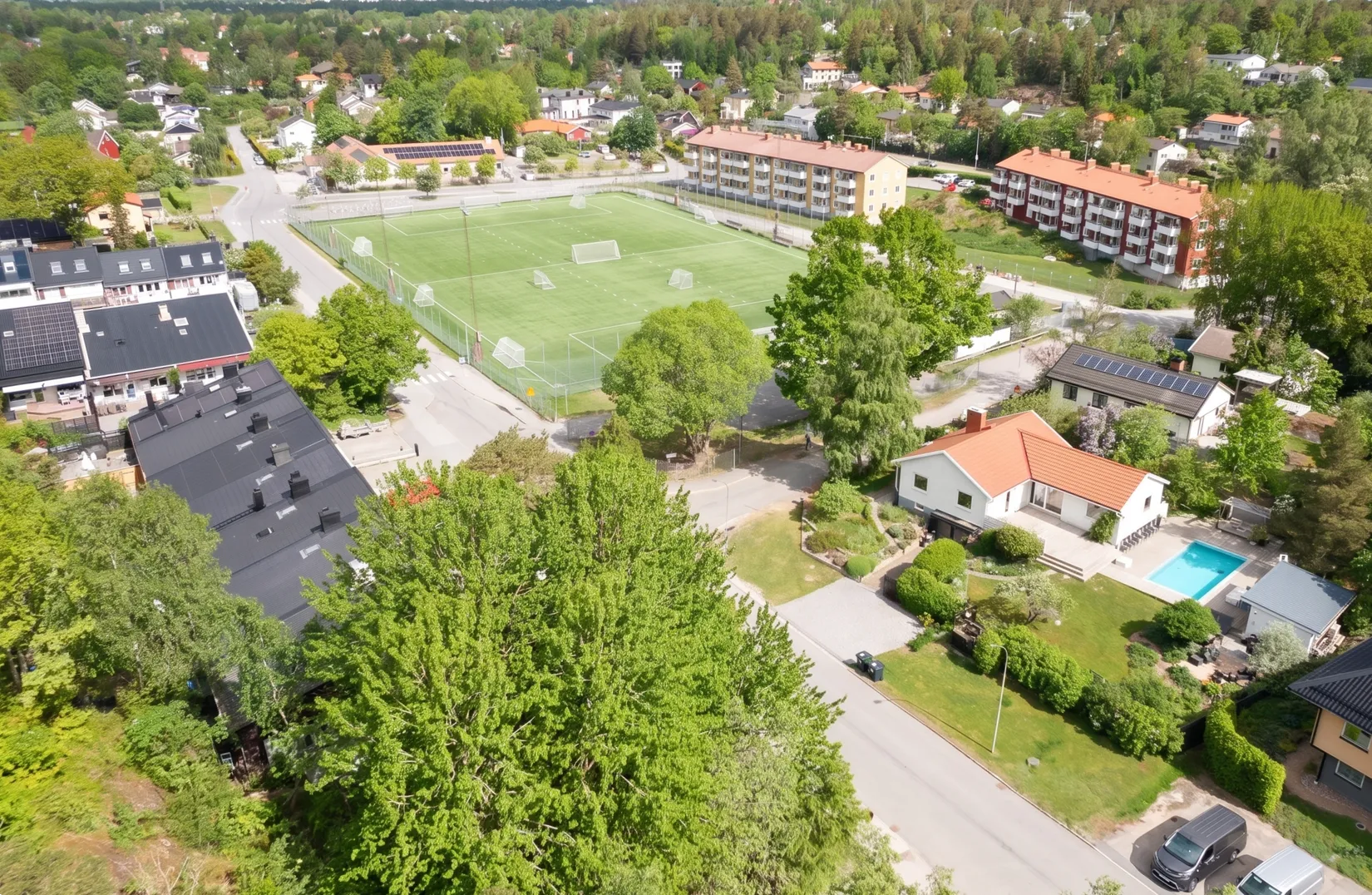 Villa, Radhus, Köpmansvägen 60, Snättringe, Huddinge