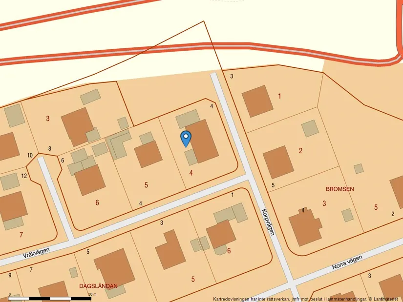 Villa, Korpvägen 4, Helgedal, Kristianstad