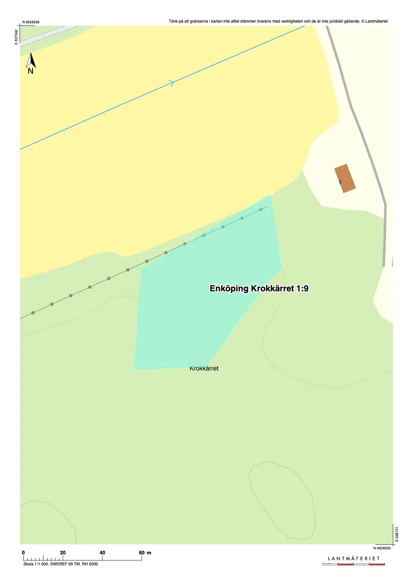 Tomt, Skapa ditt drömboende i naturskön miljö - västra tomten, Örsundsbro, Enköping