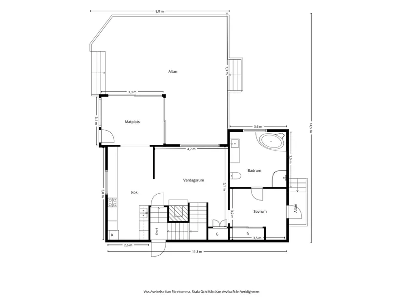 Villa, Röda vägen 18, Lanesund, Uddevalla