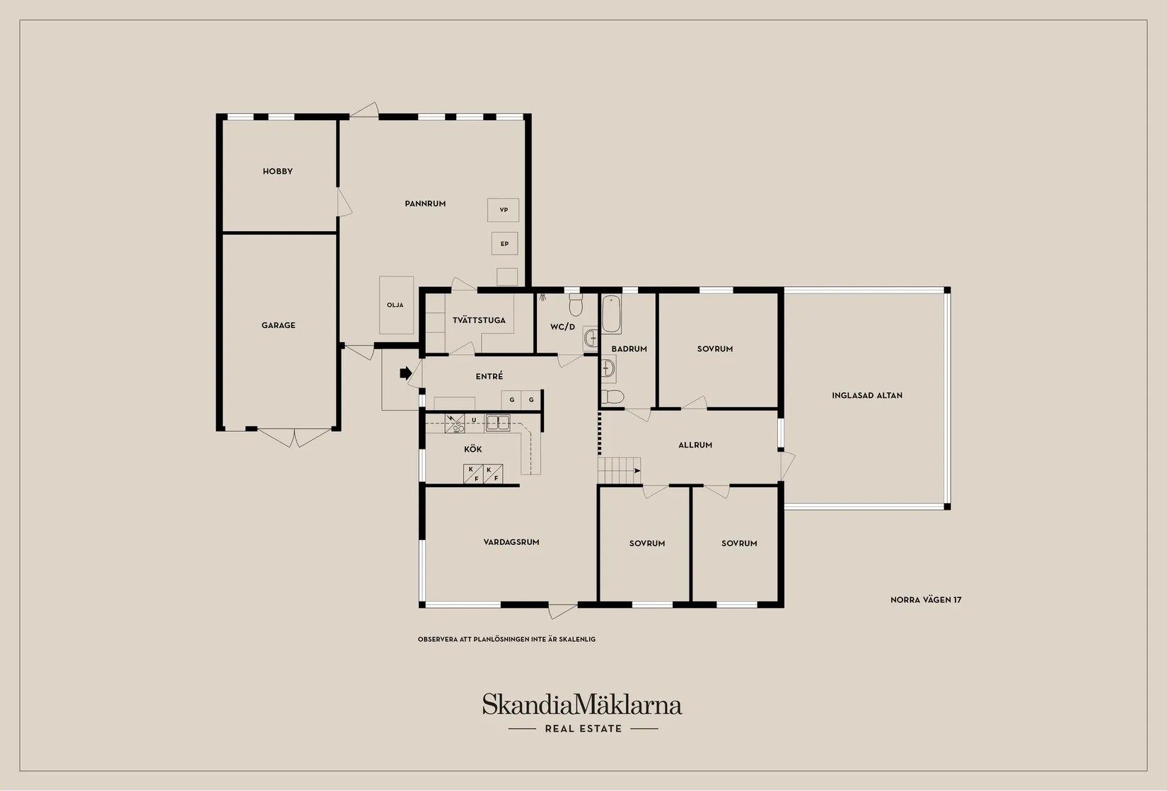 Villa, Norra vägen 17, Tenhult, Jönköping