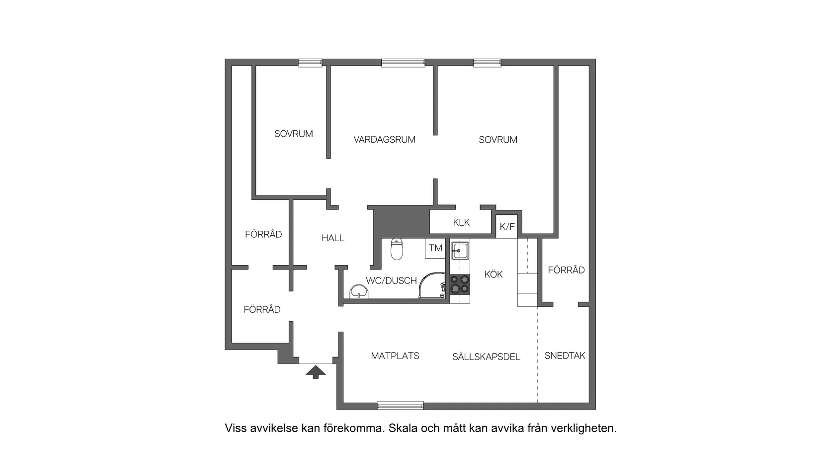 Bostadsrätt, Skolgatan 9A, Väst på stan, Umeå