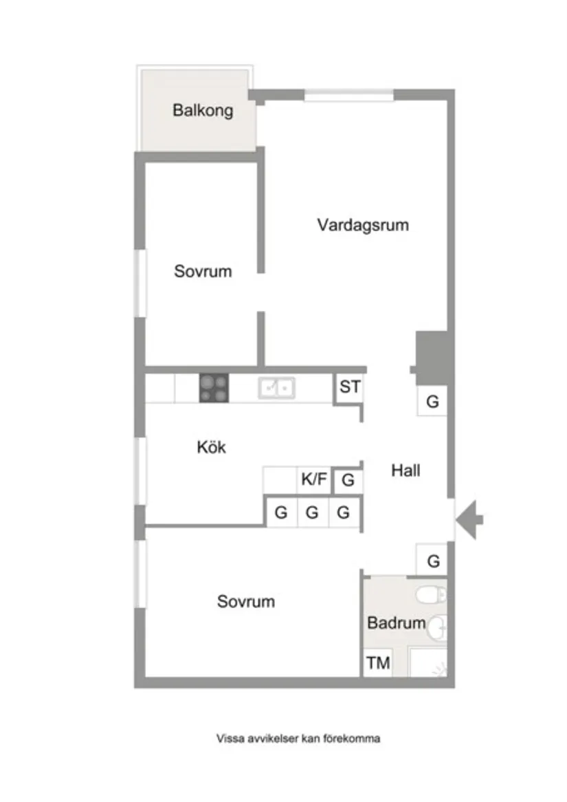 Bostadsrätt, Smedsgatan 4 B Lgh 1202, Centralt, Sandviken