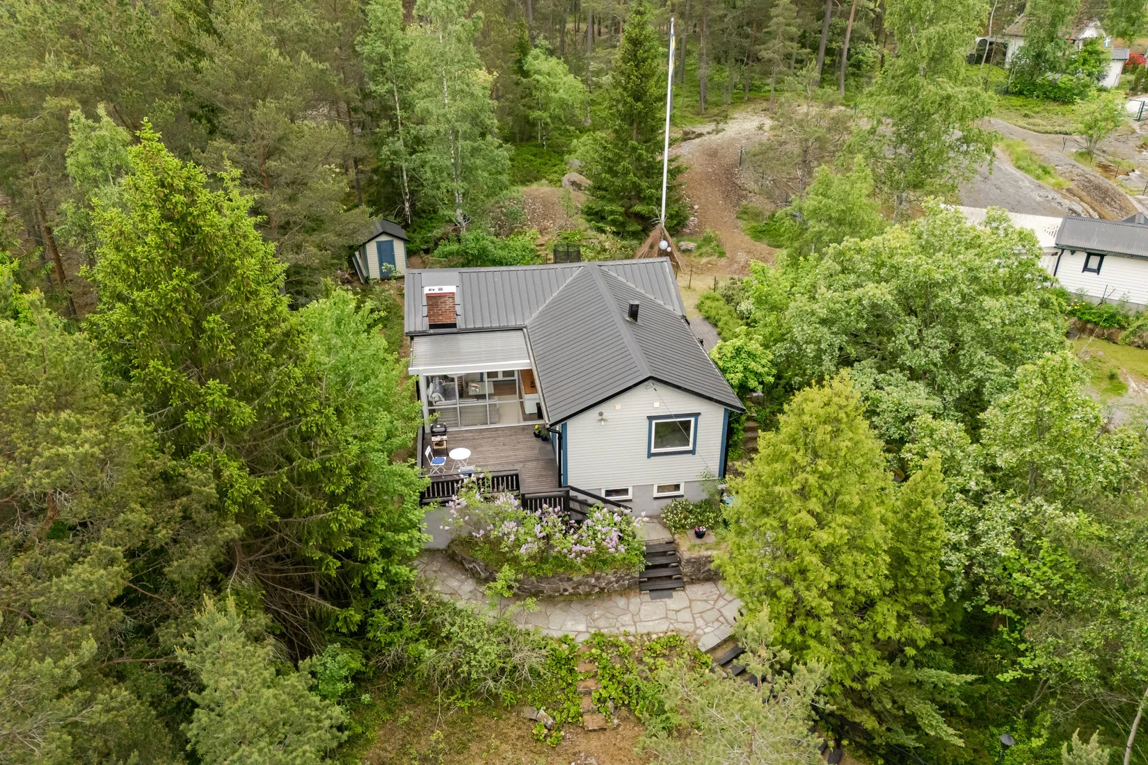 Villa, Handelsbacken 5, Evlinge, Värmdö