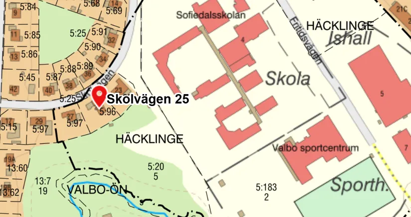 Villa, Skolvägen 25, Valbo, Gävle