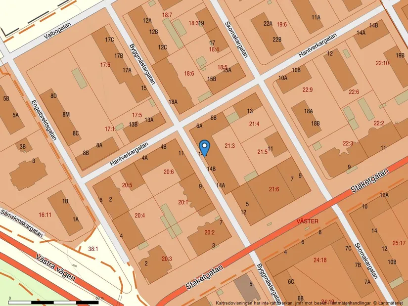 Bostadsrätt, Byggmästargatan 14C, Gävle Centrum, Gävle