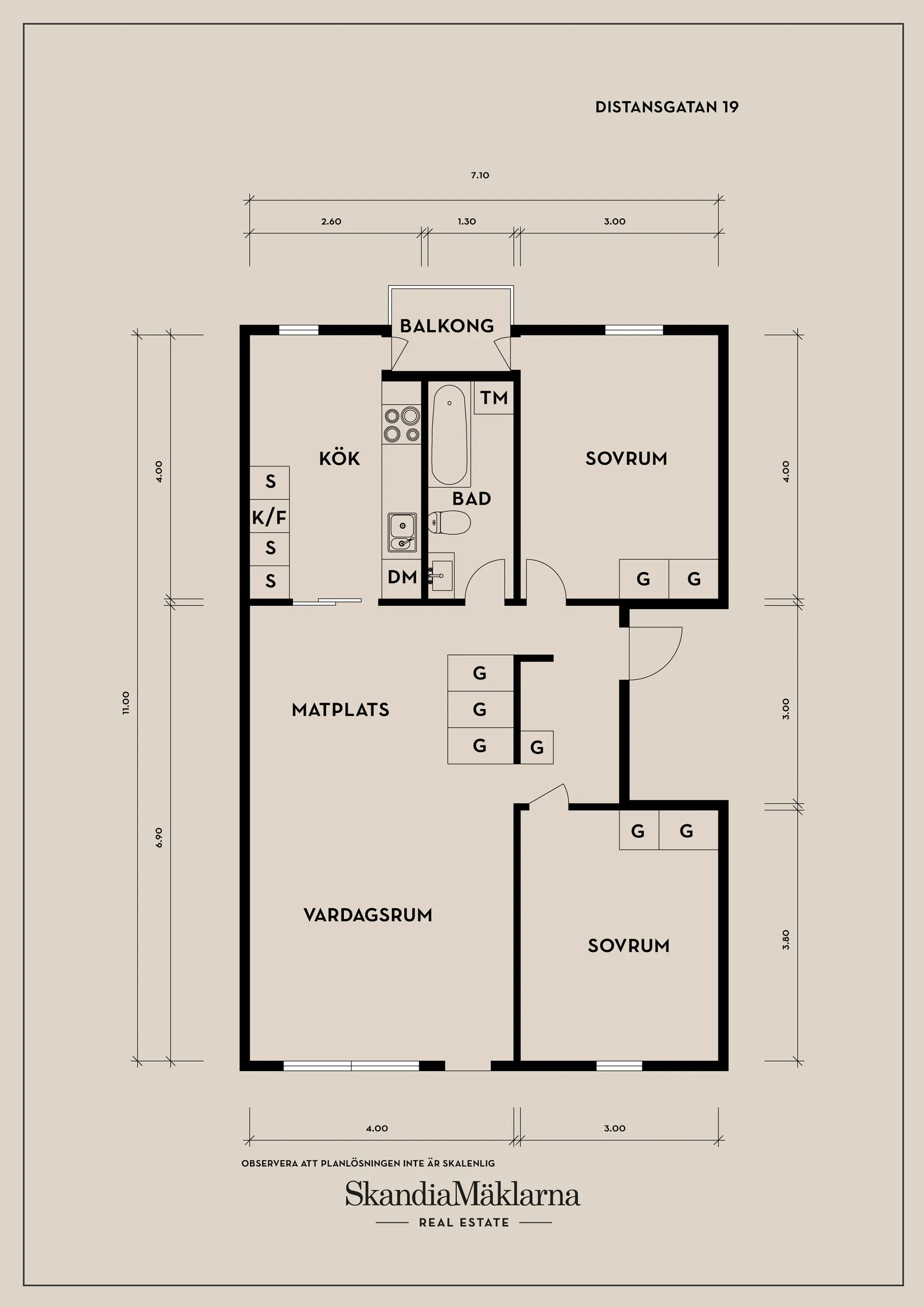 Bostadsrätt, Distansgatan 19, Flatås, Göteborg