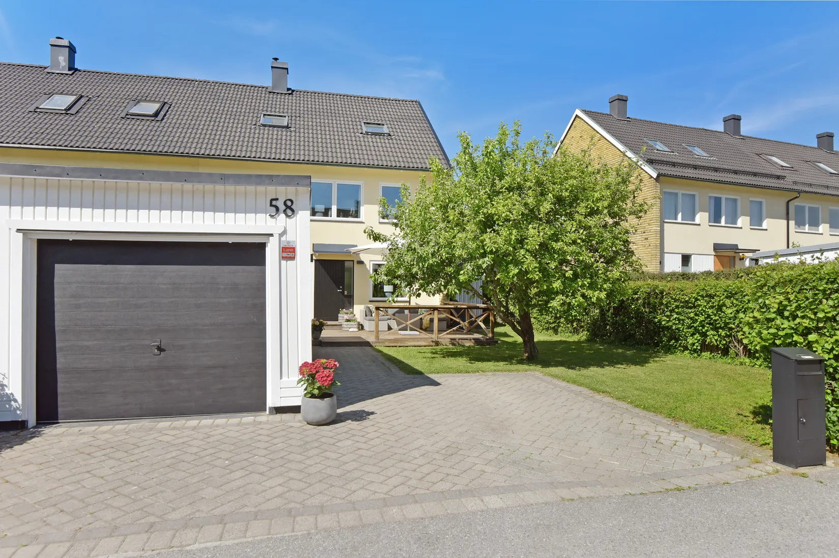 Radhus, Älvkvarnsvägen 58, Solhem, Stockholm