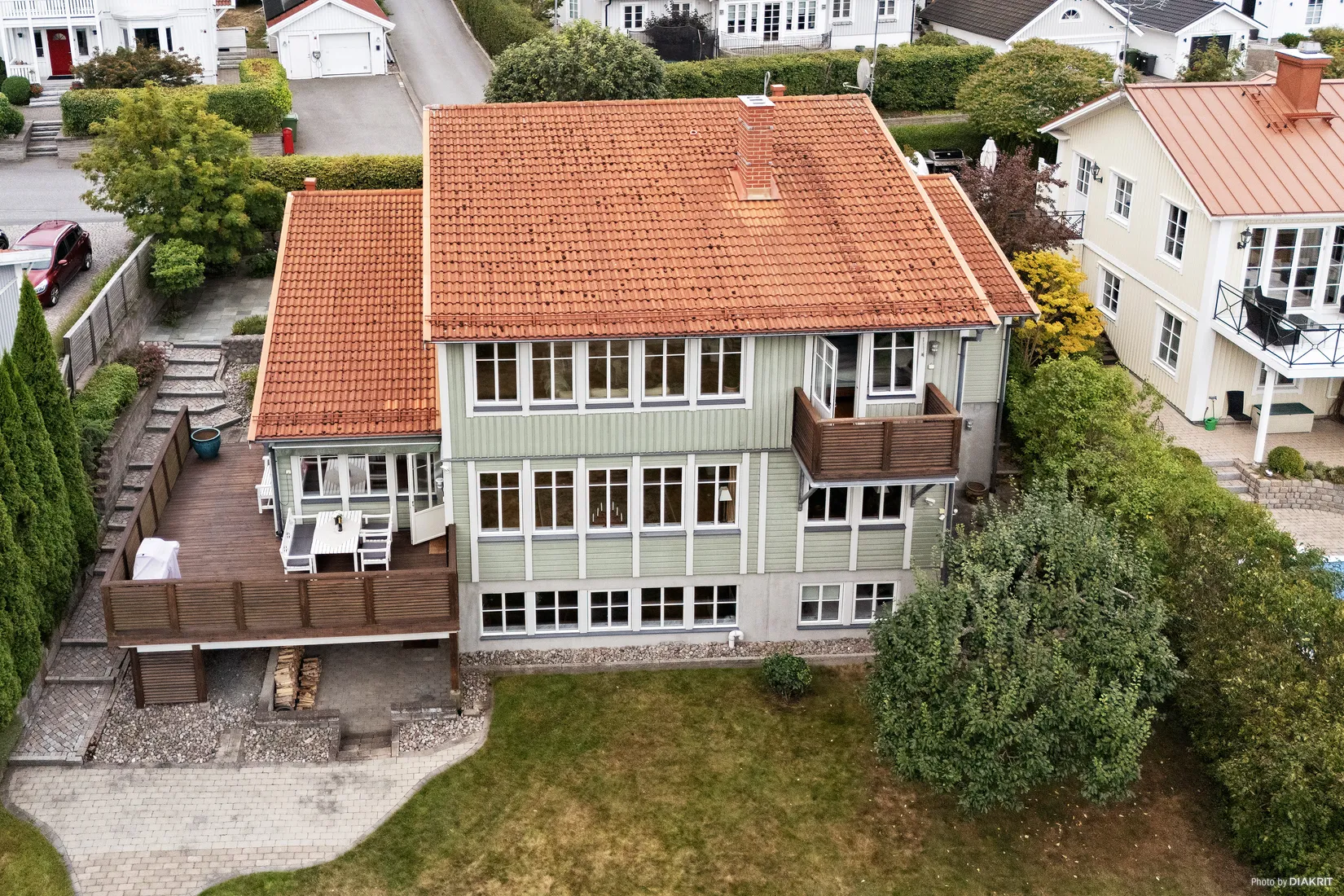 Villa, Badparksvägen 18, Gribbylund, Täby