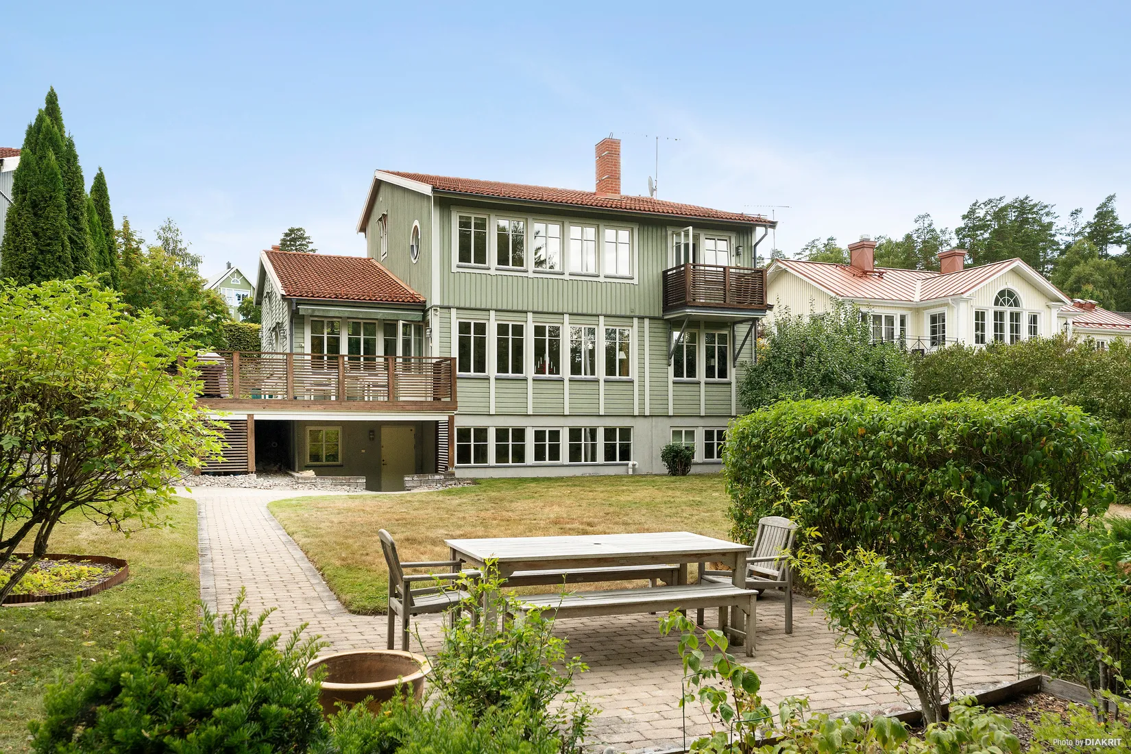 Villa, Badparksvägen 18, Gribbylund, Täby