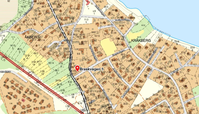 Villa, Braskvägen 1, Kråkberg, Mora
