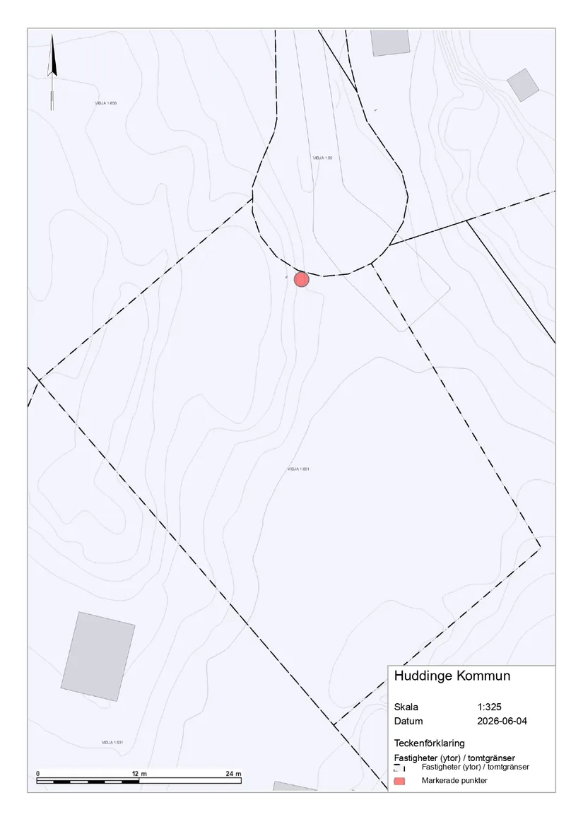 Tomt, Tordmulevägen 6, Vidja, Huddinge