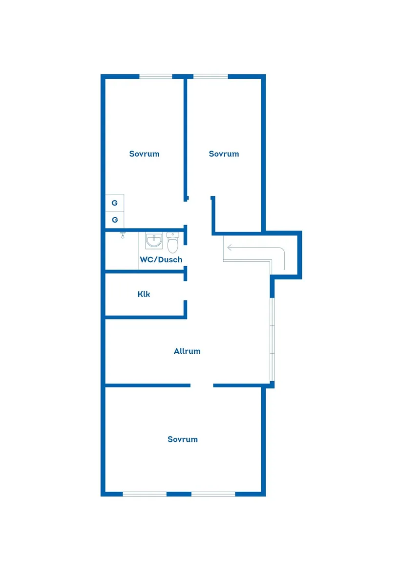 Villa, Södra Gränsgatan 24, Osby - Centralt, Osby