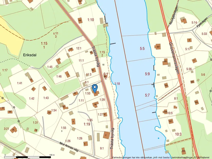 Fritidshus, Trästa byväg 91, Trästa, Norrtälje