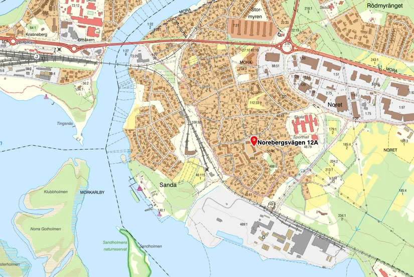 Bostadsrätt, Norebergsvägen 12 A, Noret, Mora