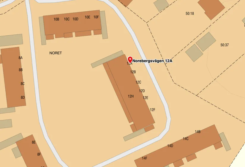 Bostadsrätt, Norebergsvägen 12 A, Noret, Mora