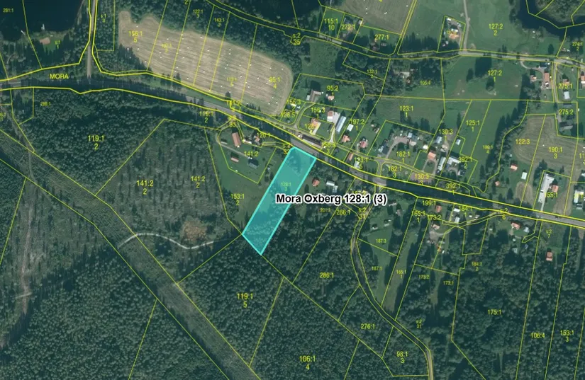 Tomt, Vasaloppsvägen 823, Oxberg, Mora
