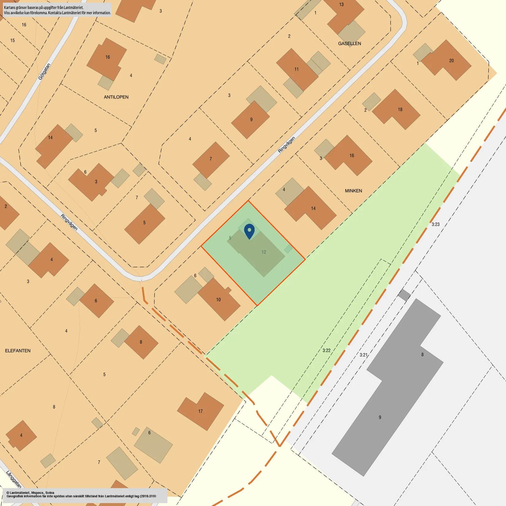 Villa, Ringvägen 12, Centrala Kvänum, Vara