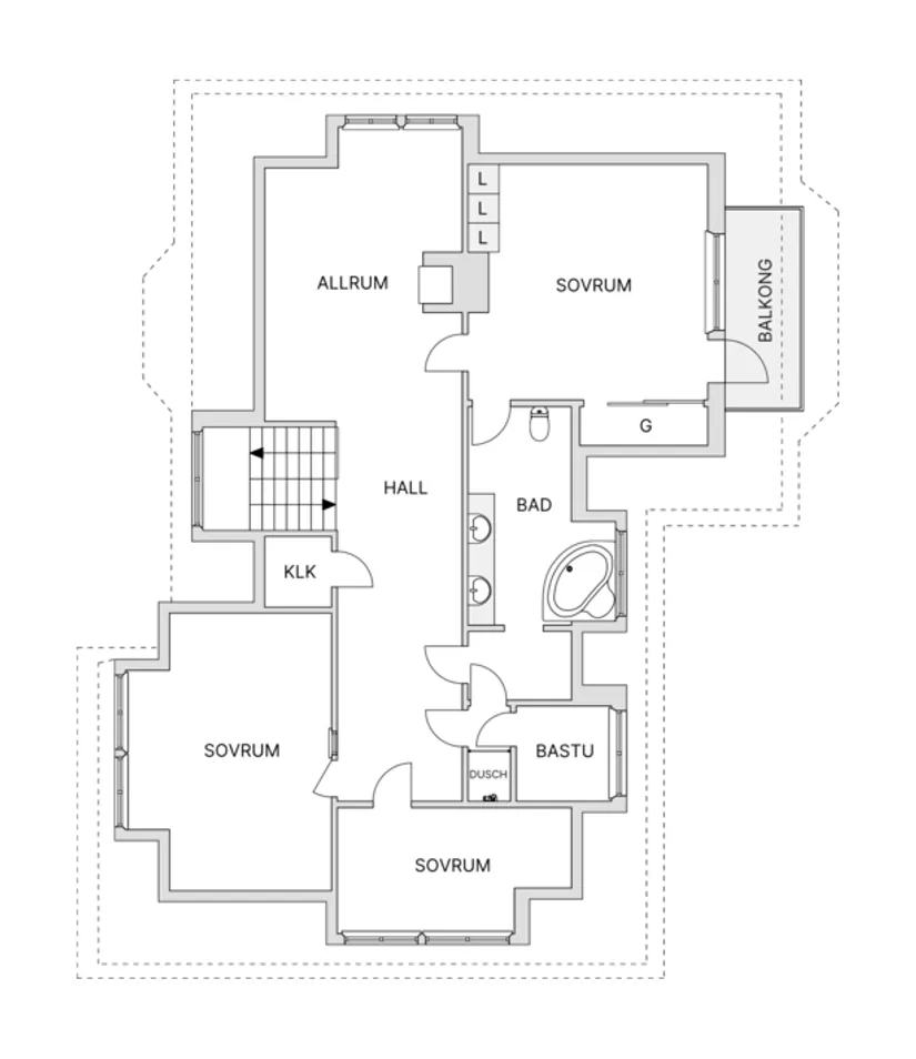 Villa, Rudagatan 75, Bergsbyn, Skellefteå